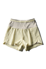 Women's Wide Waistband Running Shorts with Built-in Liner