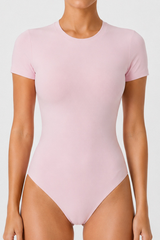 Women’s Athletic Crew Neck Short Sleeve Yoga Bodysuit