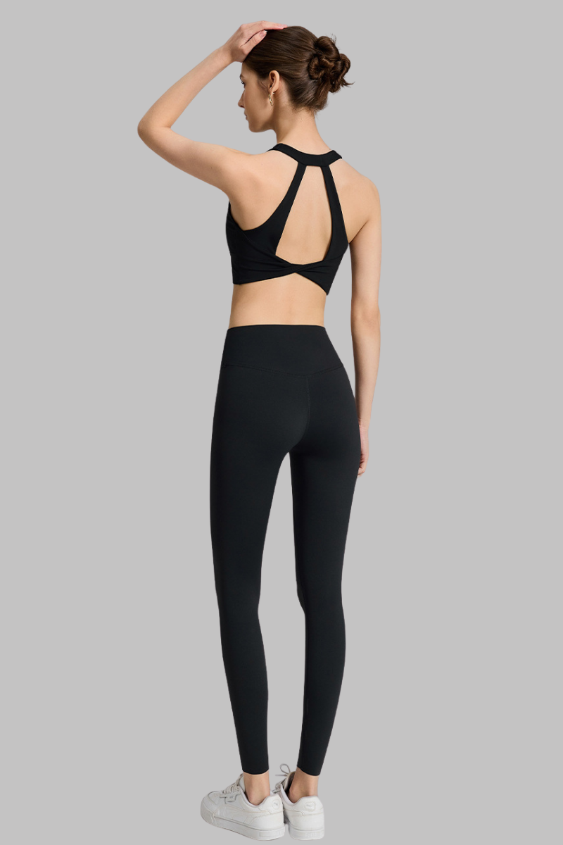 Women's Wide Strap Bra and High-Waisted Leggings 2-Piece Sets