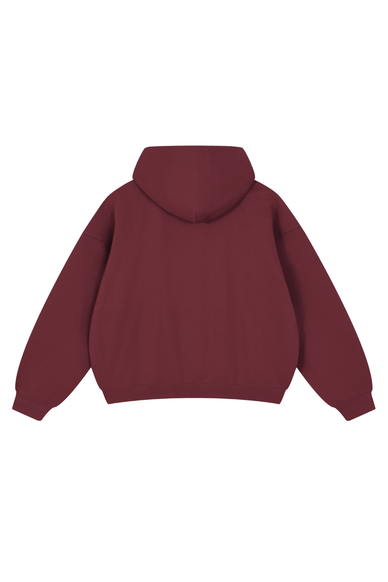 Unisex Fall Fleece Drop Shoulder Pullover Hooded Sweatshirts