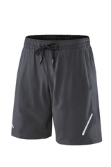 Men's Casual Quick Dry Reflective Stripes Sports Shorts