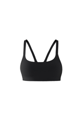 Women's Thin Straps U neck Colorful Print Sports Yoga Bra