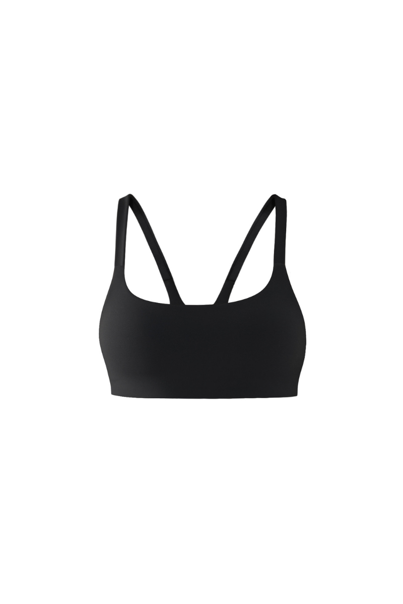 Women's Thin Straps U neck Colorful Print Sports Yoga Bra