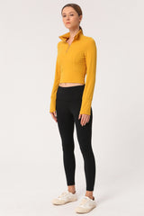 Half Zipper Sport Long Sleeve Top