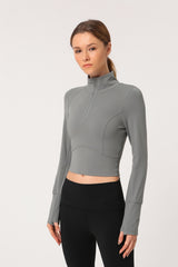 Half Zipper Sport Long Sleeve Top