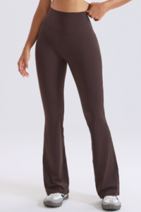 Women’s high-waisted  flare pants.