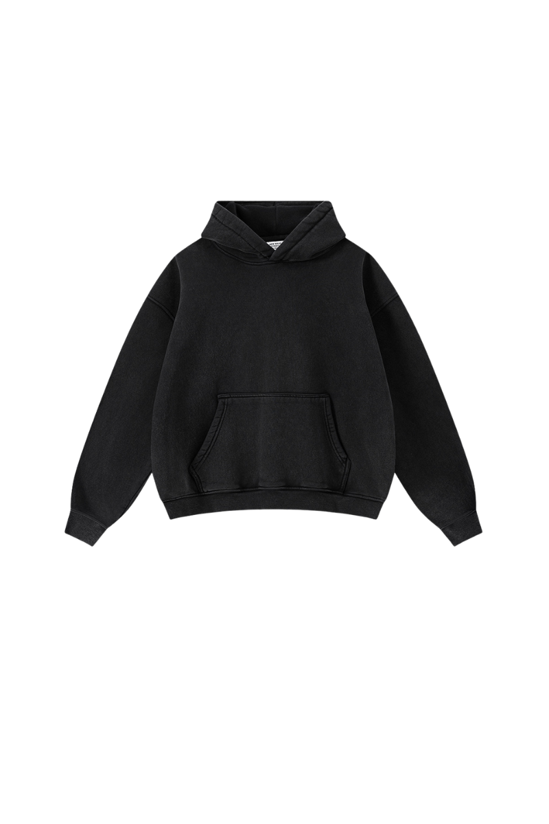 Men's Washed Fleece-lined Hoodie