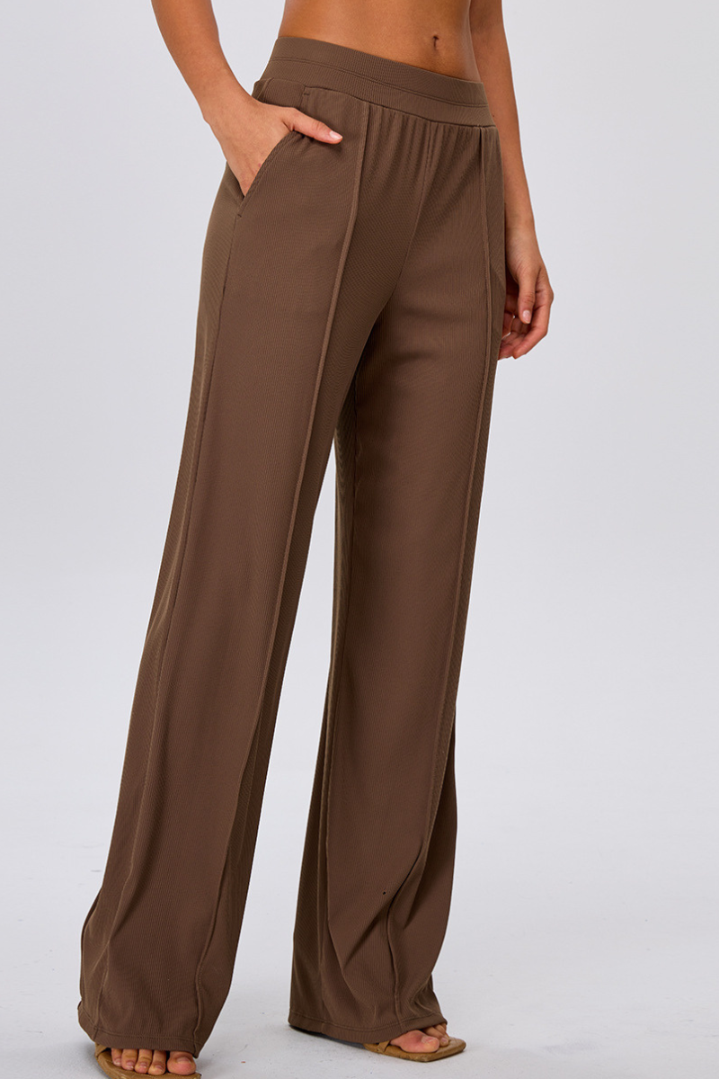 Women's Athletic Side Pocket Loose Casual Yoga Pants