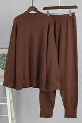 Cracked-out sweater set