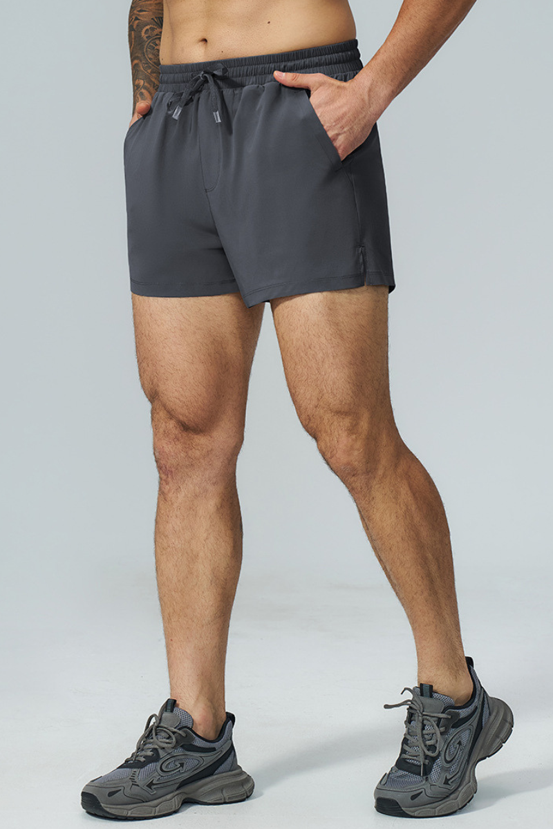 Men's Soft Breathable Athletic Shorts With Built In Liner
