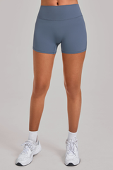 Women's Athletic No Front Seam Butt-Lifting Biker Shorts