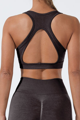 Women's Sport U-neck Cross Back Seamless Bra