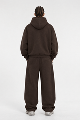 Men's Fall Fleece Hoodie & Wide Leg Sweatpants Casual Set