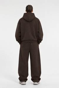 Men's Fall Fleece Hoodie & Wide Leg Sweatpants Casual Set