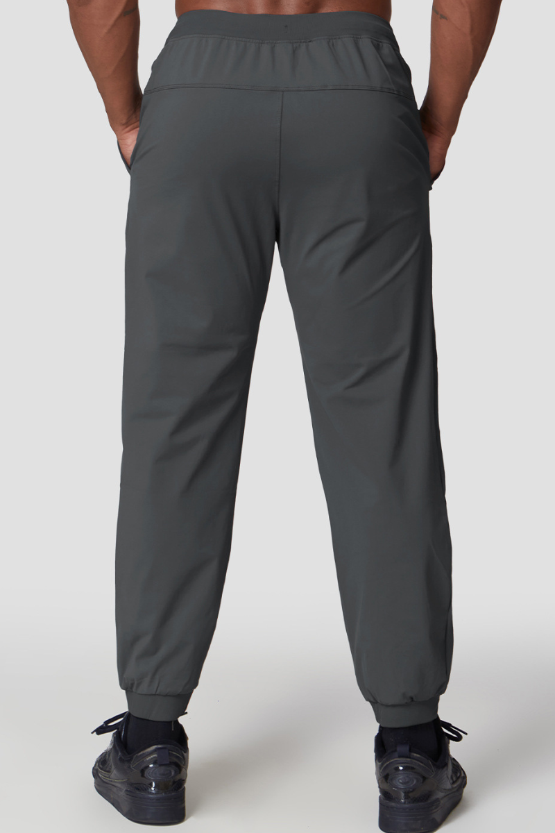 Men's  Quick-Dry Elastic Waist Drawstring Tapered Joggers