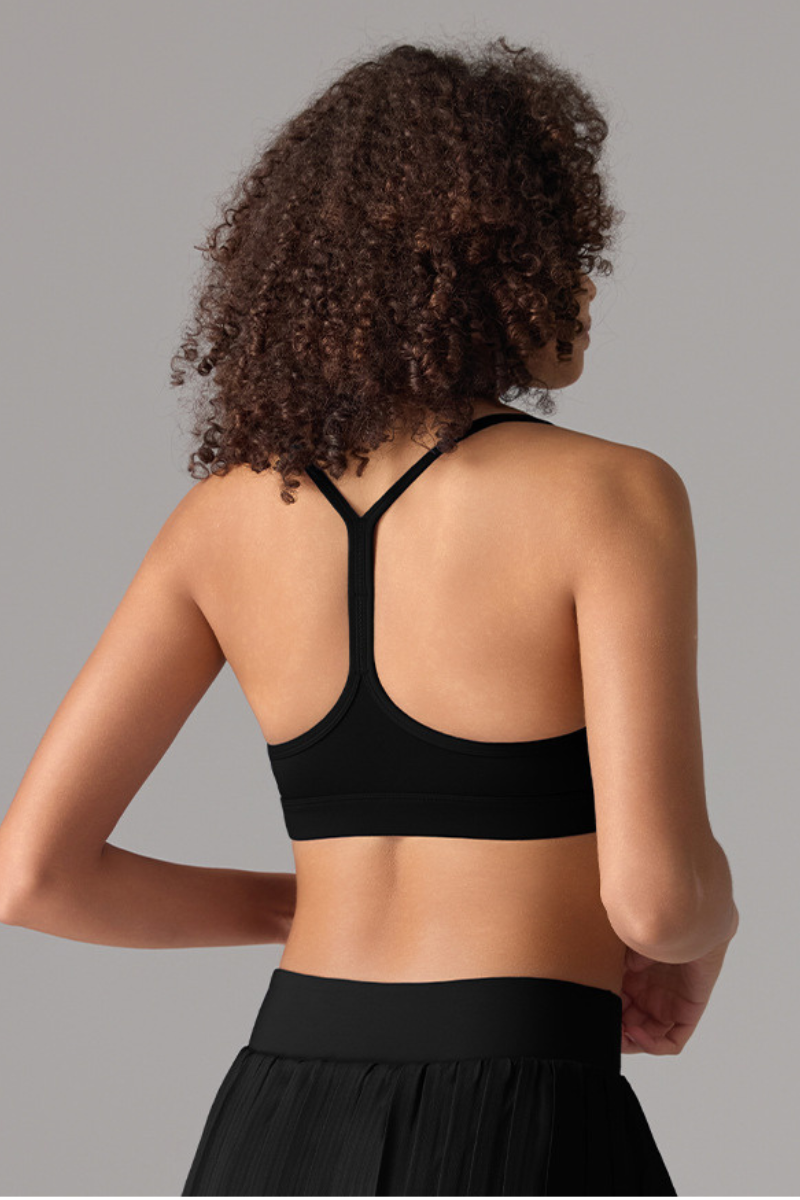 Women's Athletic Y‑Strap Back Thin Straps Sports Bra