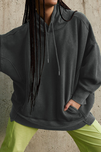 Hooded, relaxed-fit casual sweatshirt