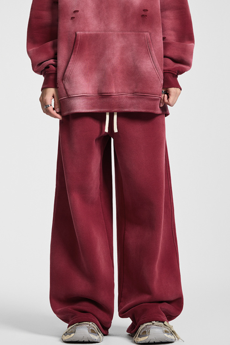 Retro-style simple and casual pants