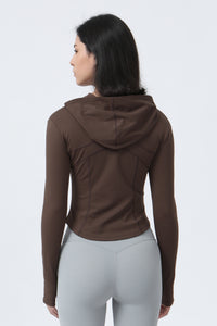 Reversible Brushed Sport Hooded Jacket
