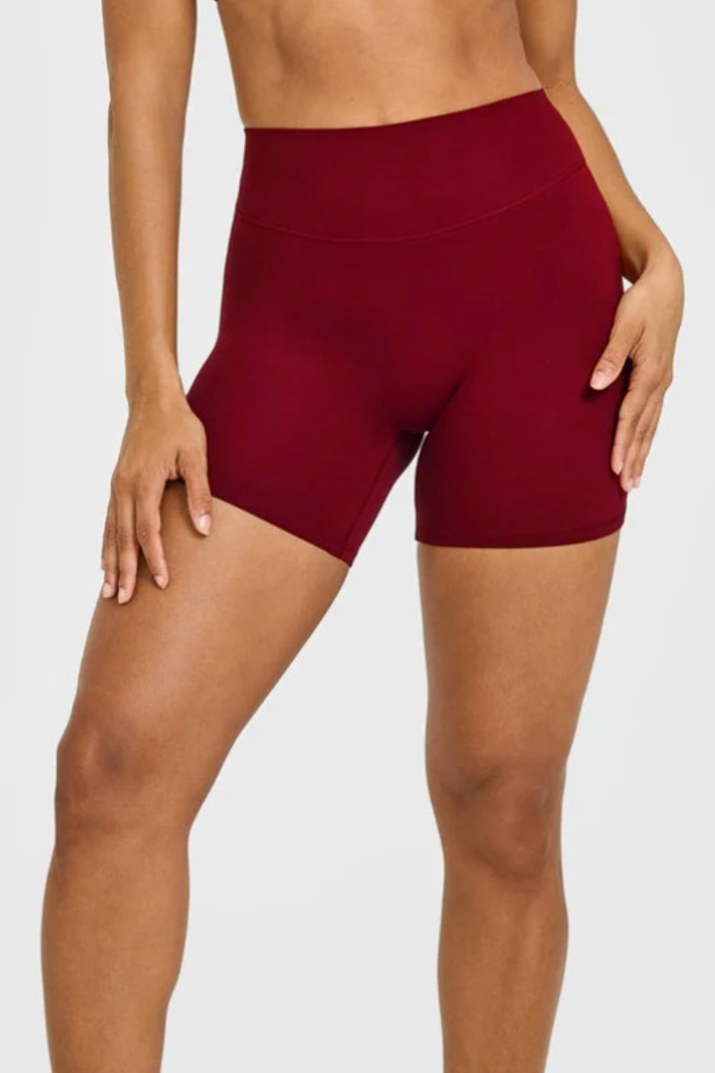 Women's High-Stretch High-Waist Butt-Lifting Biker Shorts