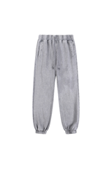Unisex Fall 100% Cotton Vintage Washed Jogger