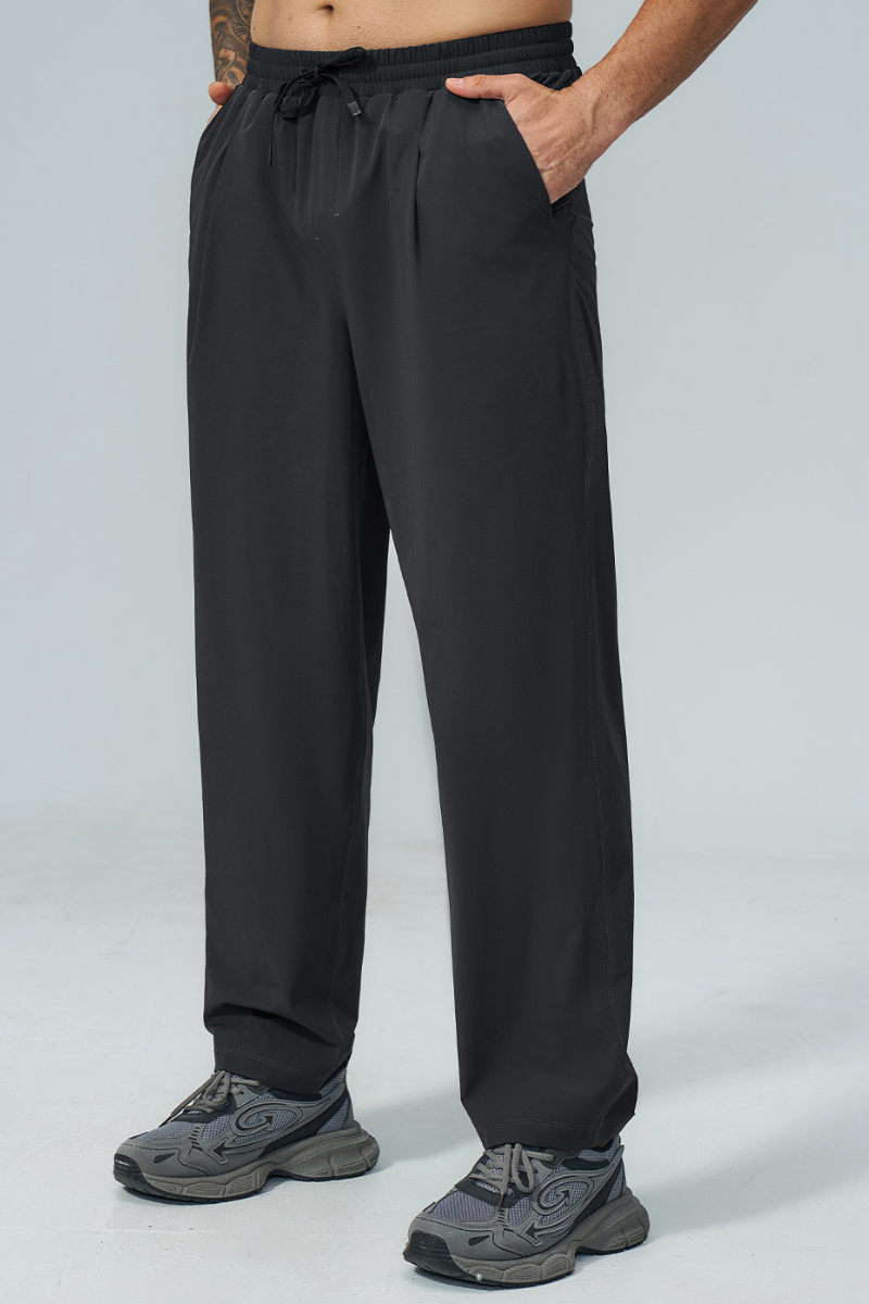 Men's Fall Elastic Waist Drawstring Relaxed Casual Pants
