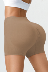 Women's High-Waisted Pleated Buttocks Lift Sculpting Short