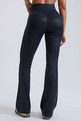Women’s High-Waist Fitness Flare Pants.