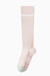 Women’s Color Block Gradient Pressure High-Top Sports Socks