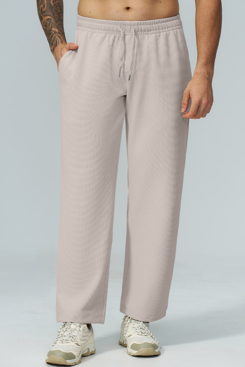 Men's Fall Soft Anti-Static Elastic Waist Outdoor Pants