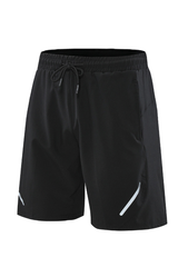 Men's Casual Quick Dry Reflective Stripes Sports Shorts