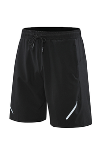 Men's Casual Quick Dry Reflective Stripes Sports Shorts