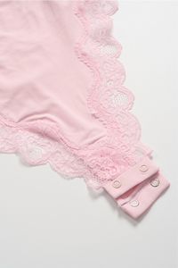 Women's Lace Shapewear Spaghetti Strap Thong Bodysuit