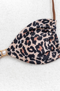 Women's Sexy Halterneck Triangle Cup Tie Bikini