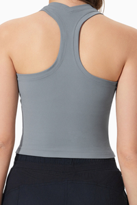 WomensU-Neck Racerback Cropped Workout Tank
