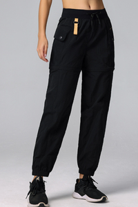 Women's Convertible 2-in-1Quick-Dry Drawstring Cargo Pants