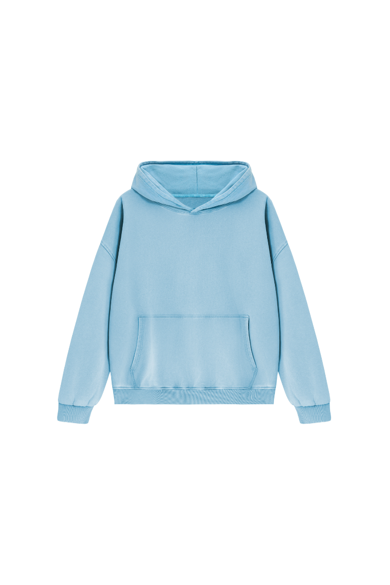 Women's  Fall 100% Cotton Washed Vintage Heavyweight Hoodie