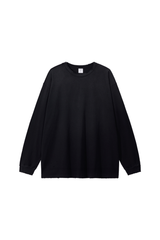 Men's Fall 100%Cotton Vintage Washed Drop Shoulder Pullover