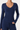 Women’s V-Neck Thumbhole Form-Fitting Long Sleeve Yoga Top