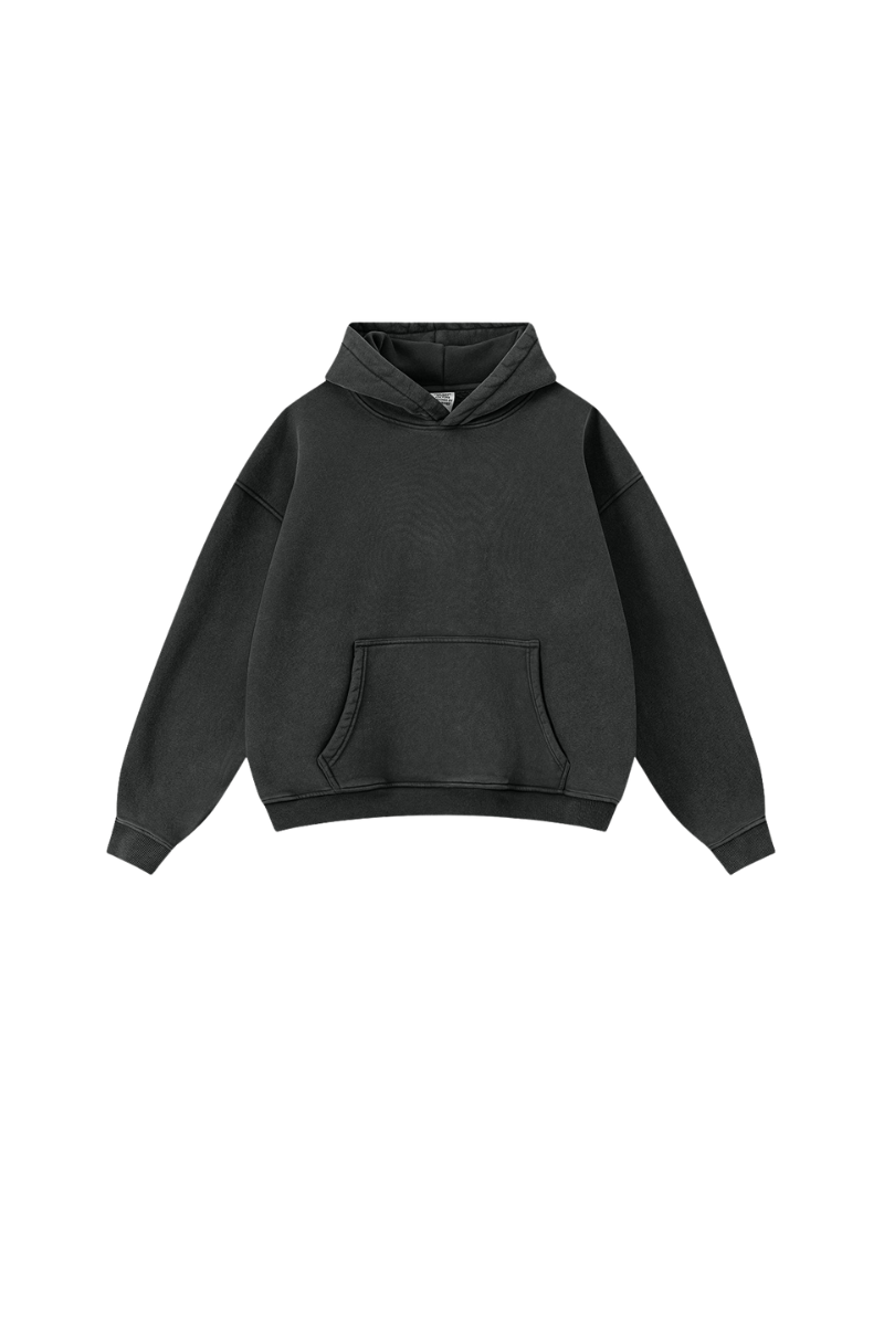 Men's Washed Fleece-lined Hoodie