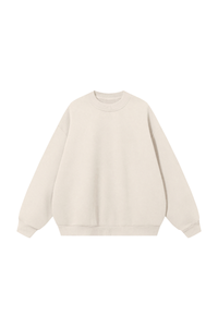 Women's Fall Heavyweight Fleece Cropped Crew Neck Sweatshirt