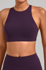 Women's Athletic Cross Back Solid Bra