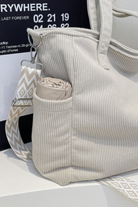 Women's Fall Corduroy Mother-Child Tote Bag Set