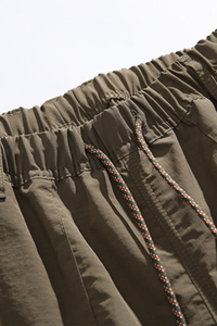 Men's Outdoor Loose Waterproof Drawstring Cargo Shorts