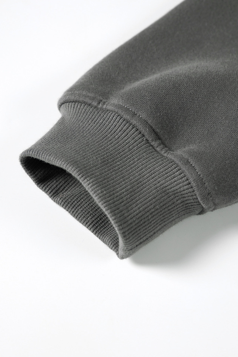 Men's cropped loose-fitting  hoodie