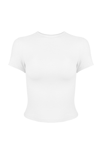 Ribbed Slim Racer-Tee