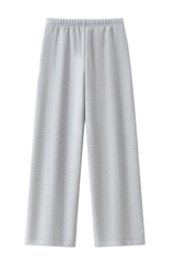 Unisex Fall Drawstring Side Pocket Wide Leg Sweatpants