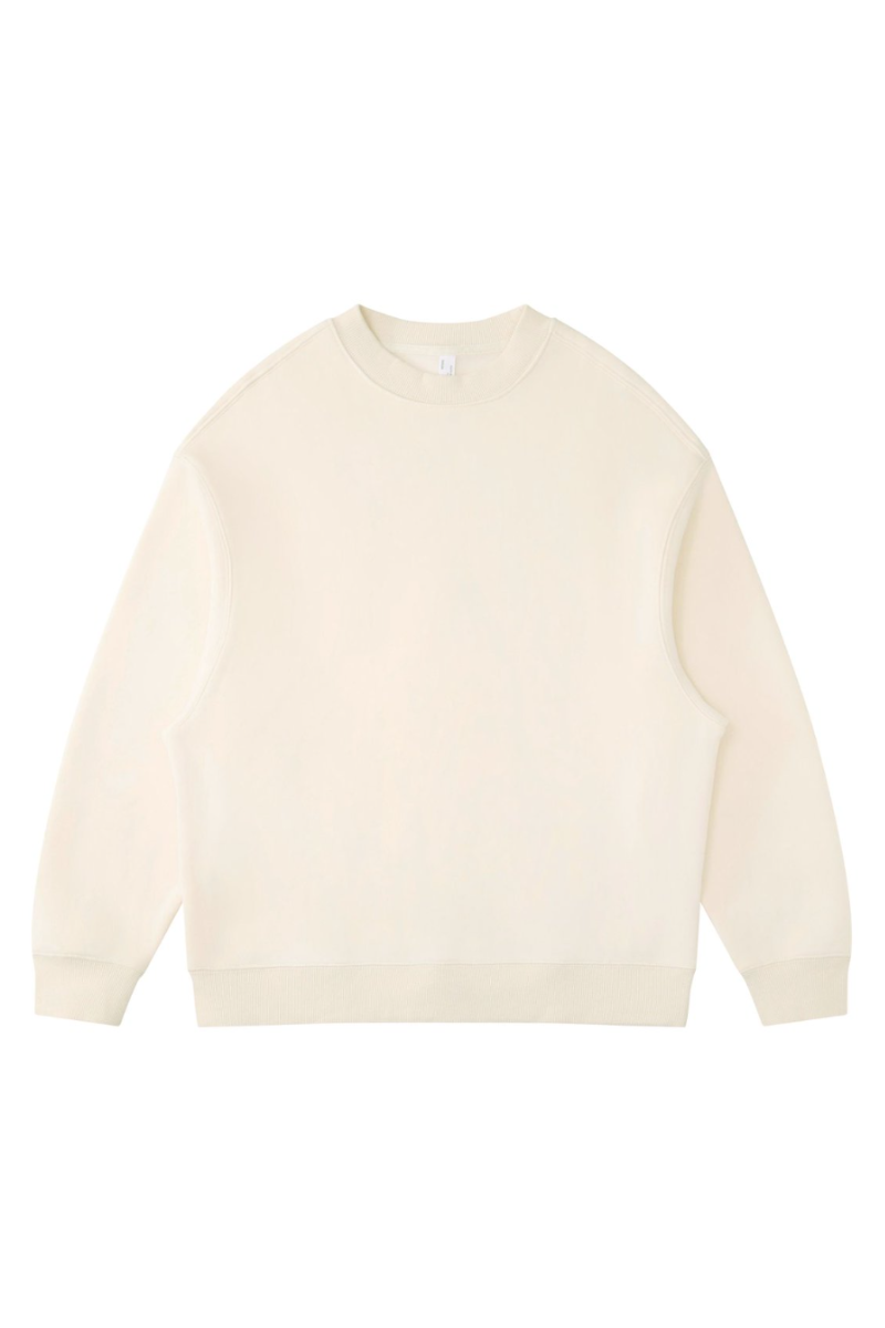 Women's Fall Fleece‑Lined Drop Shoulder Oversized Pullover
