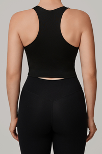 Women's Summer U-neck Qiuck Qry Solid Sports Tank Top