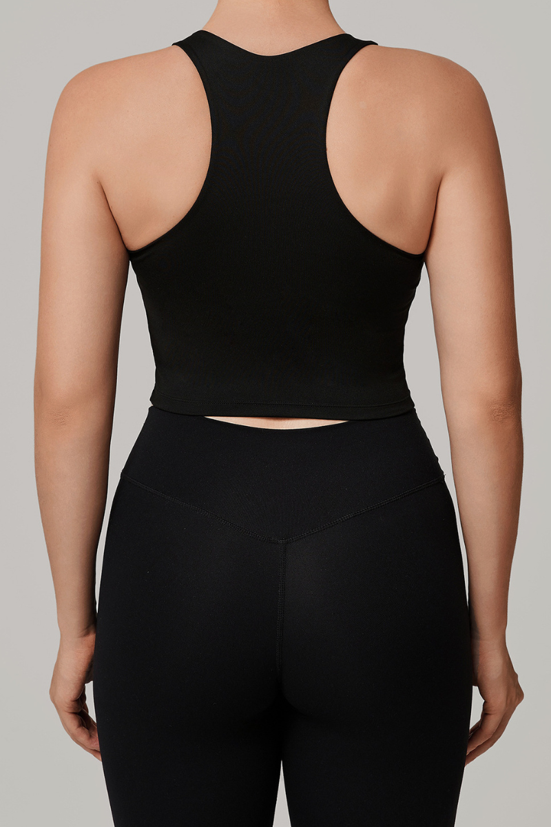 Women's Summer U-neck Qiuck Qry Solid Sports Tank Top